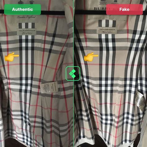 fake burberry check dress|how to check burberry coat.